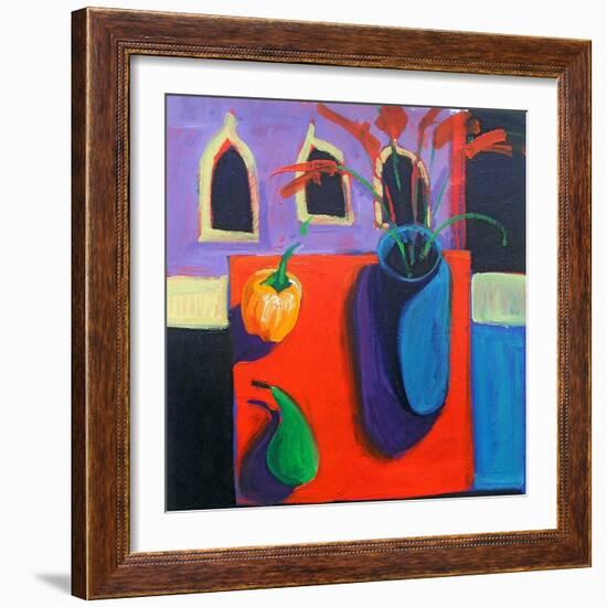 Green Pear-Paul Powis-Framed Giclee Print