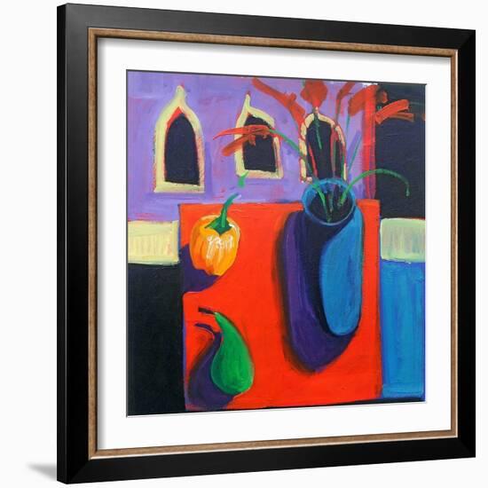 Green Pear-Paul Powis-Framed Giclee Print