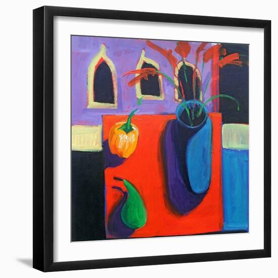 Green Pear-Paul Powis-Framed Giclee Print