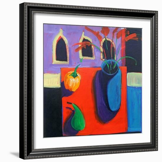 Green Pear-Paul Powis-Framed Giclee Print