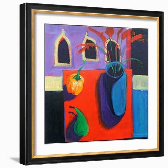 Green Pear-Paul Powis-Framed Giclee Print