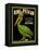 Green Pelican Crate Label-null-Framed Stretched Canvas