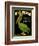 Green Pelican Crate Label-null-Framed Art Print