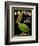 Green Pelican Crate Label-null-Framed Art Print