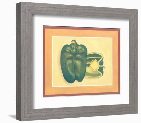 Green Pepper-Urpina-Framed Art Print