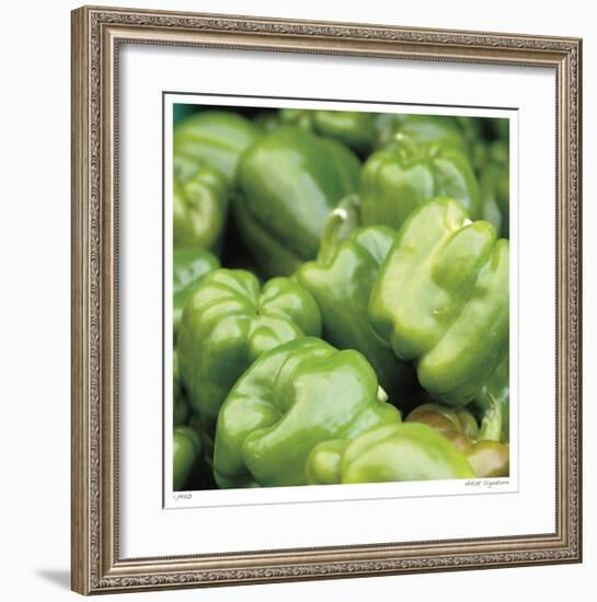 Green Peppers-Stacy Bass-Framed Giclee Print