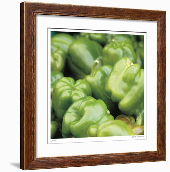 Green Peppers-Stacy Bass-Framed Giclee Print