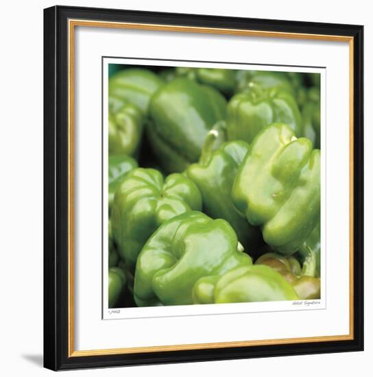 Green Peppers-Stacy Bass-Framed Giclee Print