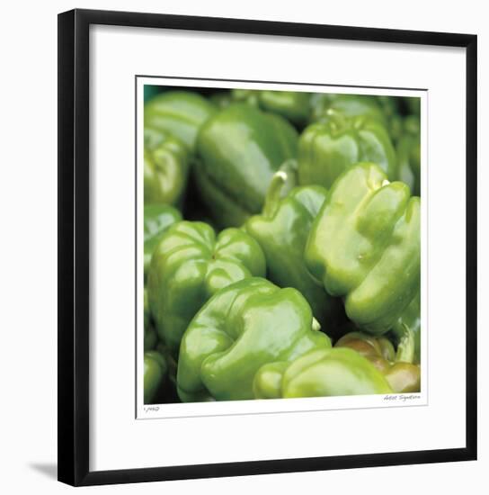 Green Peppers-Stacy Bass-Framed Giclee Print