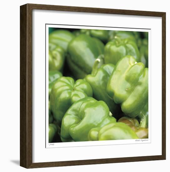 Green Peppers-Stacy Bass-Framed Giclee Print