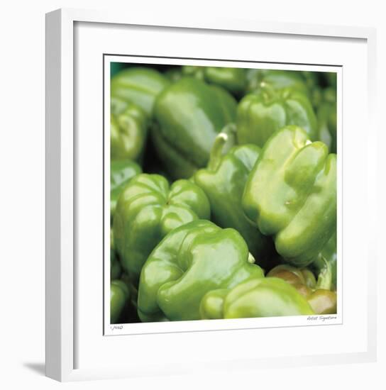 Green Peppers-Stacy Bass-Framed Giclee Print