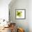 Green Petals-Jan Weiss-Framed Art Print displayed on a wall