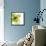 Green Petals-Jan Weiss-Framed Stretched Canvas displayed on a wall