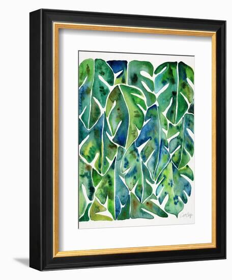 Green Philodendron-Cat Coquillette-Framed Art Print