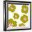 Green Pop Flowers-Jan Weiss-Framed Art Print