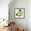 Green Pop Petals 2-Jan Weiss-Framed Art Print displayed on a wall