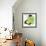 Green Pop Petals 2-Jan Weiss-Framed Art Print displayed on a wall