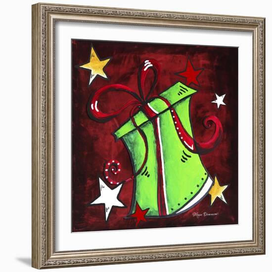 Green Present-Megan Aroon Duncanson-Framed Giclee Print