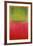 Green, Red, on Orange-Mark Rothko-Framed Art Print