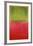 Green, Red, on Orange-Mark Rothko-Framed Art Print