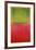 Green, Red, on Orange-Mark Rothko-Framed Art Print