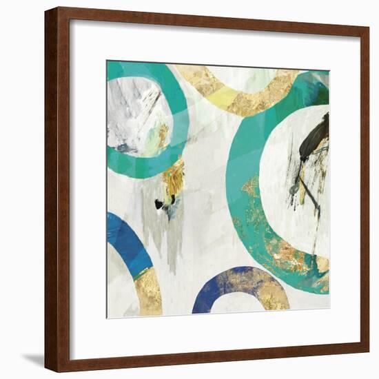 Green Rings II-Tom Reeves-Framed Art Print