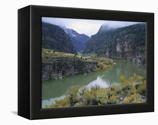 Green River at Gates of Lodore, Dinosaur National Monument, Colorado, USA-Scott T. Smith-Framed Premier Image Canvas