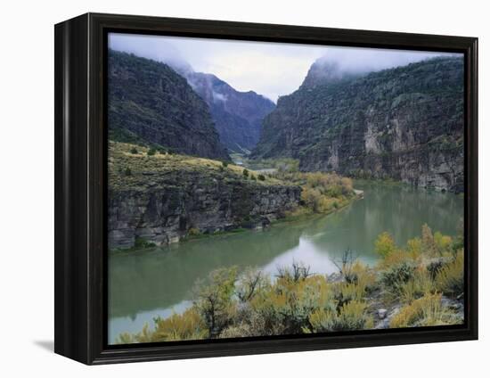Green River at Gates of Lodore, Dinosaur National Monument, Colorado, USA-Scott T. Smith-Framed Premier Image Canvas