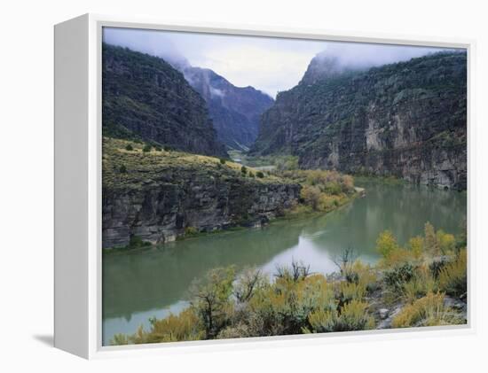 Green River at Gates of Lodore, Dinosaur National Monument, Colorado, USA-Scott T. Smith-Framed Premier Image Canvas