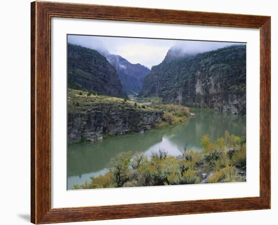 Green River at Gates of Lodore, Dinosaur National Monument, Colorado, USA-Scott T. Smith-Framed Photographic Print
