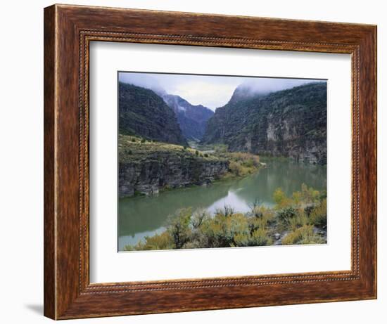 Green River at Gates of Lodore, Dinosaur National Monument, Colorado, USA-Scott T. Smith-Framed Photographic Print