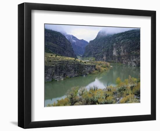 Green River at Gates of Lodore, Dinosaur National Monument, Colorado, USA-Scott T. Smith-Framed Photographic Print