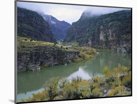 Green River at Gates of Lodore, Dinosaur National Monument, Colorado, USA-Scott T. Smith-Mounted Photographic Print
