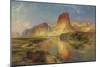 Green River of Wyoming, 1878-Moran-Mounted Giclee Print