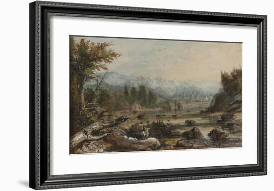 Green River, Oregon-Alfred Jacob Miller-Framed Premium Giclee Print