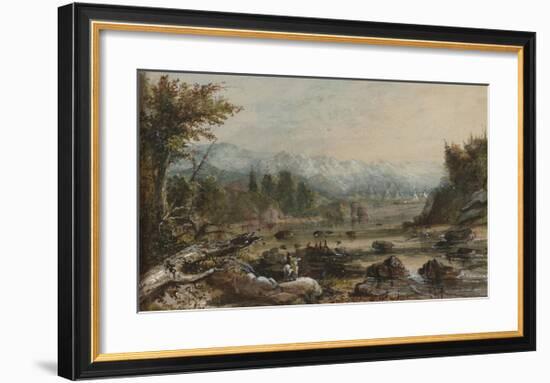 Green River, Oregon-Alfred Jacob Miller-Framed Premium Giclee Print