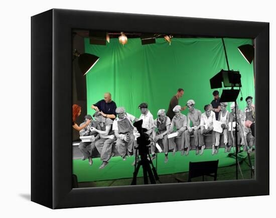 Green Screen-Barry Kite-Framed Stretched Canvas