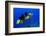 Green sea turtle (Chelonia mydas) gets cleaned by yellow tangs (Zebrasoma flavescens)-Andre Seale-Framed Photographic Print