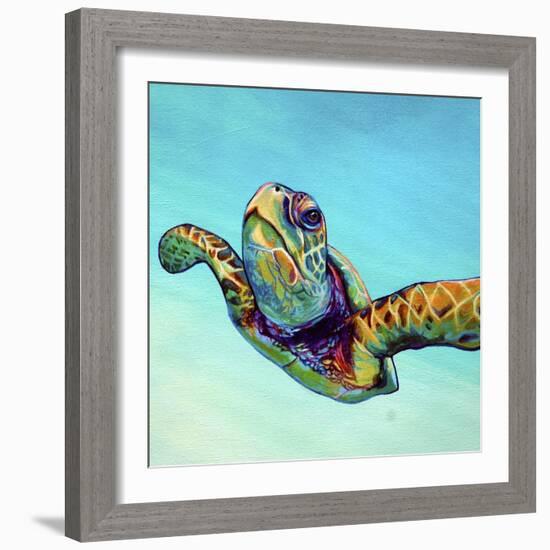 Green Sea Turtle-Corina St. Martin-Framed Giclee Print