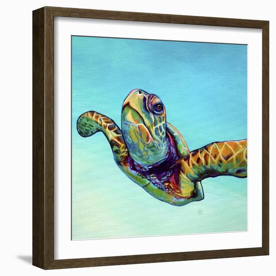 Green Sea Turtle-Corina St. Martin-Framed Giclee Print