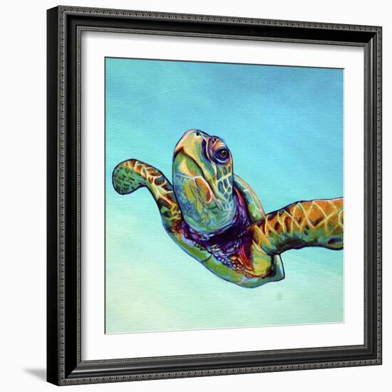Green Sea Turtle-Corina St. Martin-Framed Giclee Print