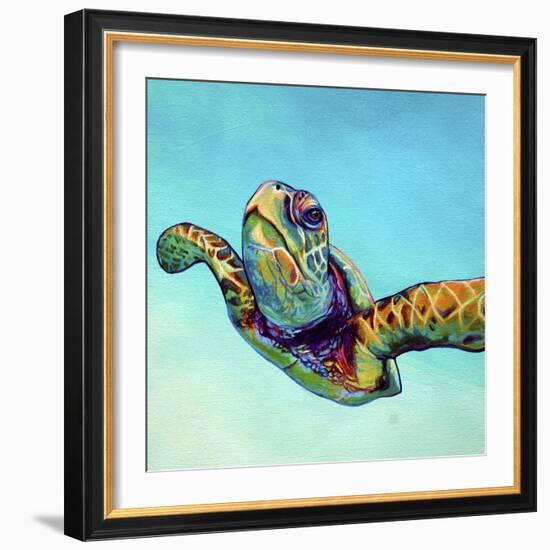 Green Sea Turtle-Corina St. Martin-Framed Giclee Print