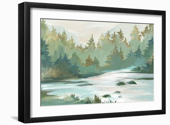 Green Serene  II-null-Framed Art Print