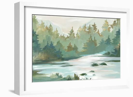 Green Serene  II-null-Framed Art Print