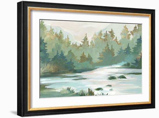 Green Serene  II-null-Framed Art Print