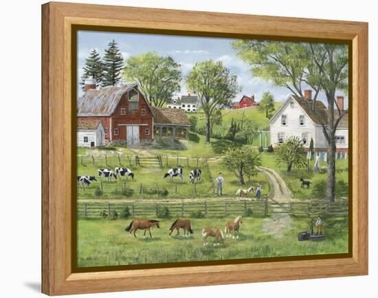 Green Shades of Summer-Bob Fair-Framed Premier Image Canvas