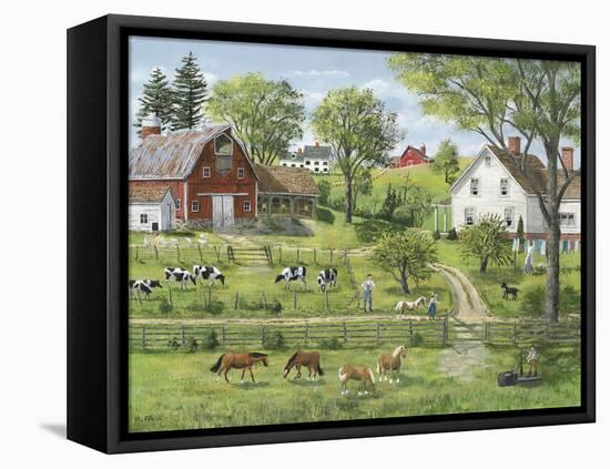 Green Shades of Summer-Bob Fair-Framed Premier Image Canvas