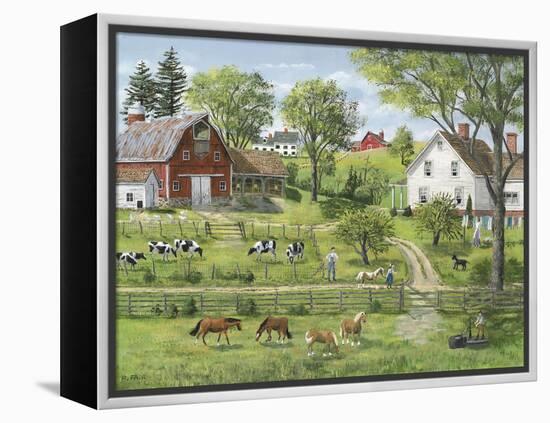 Green Shades of Summer-Bob Fair-Framed Premier Image Canvas