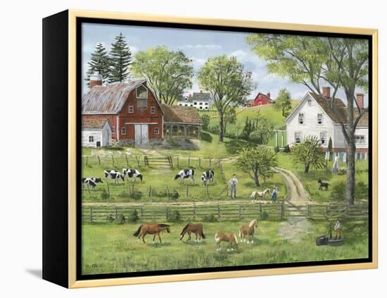 Green Shades of Summer-Bob Fair-Framed Premier Image Canvas