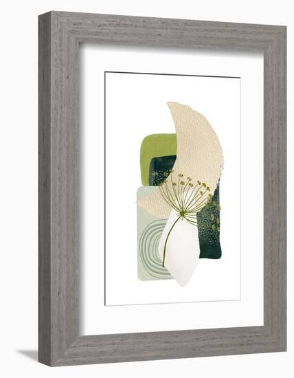 Green Shapes 2-Sally Ann Moss-Framed Photographic Print